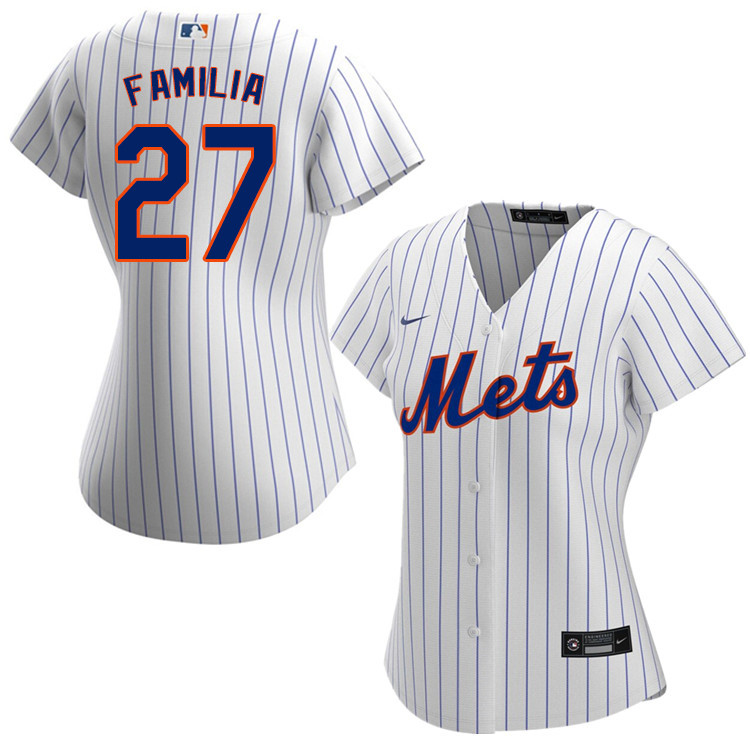 Nike Women #27 Jeurys Familia New York Mets Baseball Jerseys Sale-White